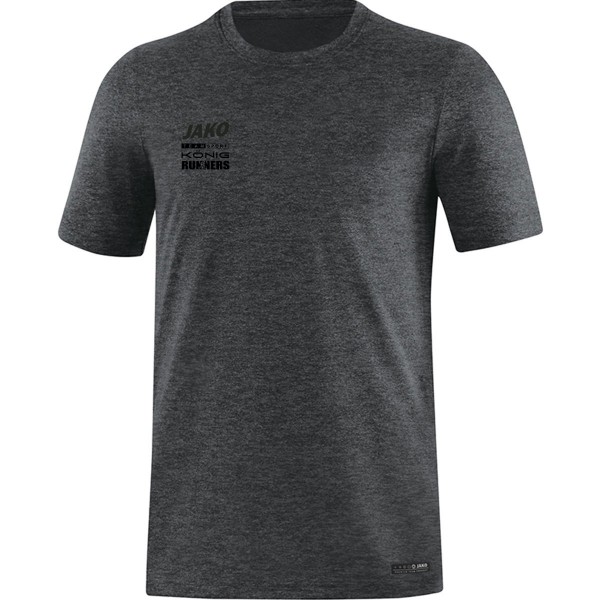 TSK Runners - Jako T-Shirt Premium Basics anthrazit meliert