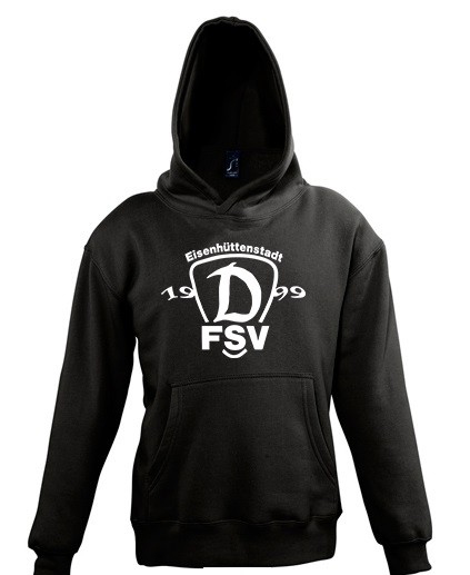 FSV Dynamo Eisenhüttenstadt - SOL´s Kids` Hooded Sweat Slam &quot;Dynamo 1999&quot; black L325K