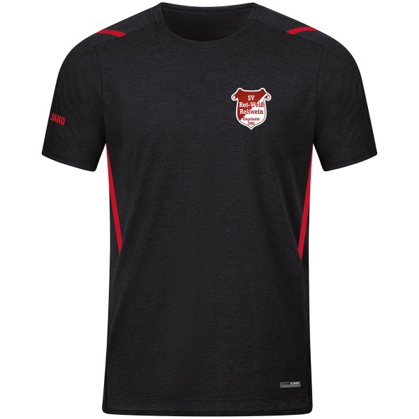 SV Rot-Weiß Reitwein - Jako T-Shirt Challenge schwarz meliert/rot