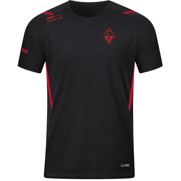 1. FC Frankfurt (Oder) - Jako T-Shirt Challenge schwarz meliert/rot