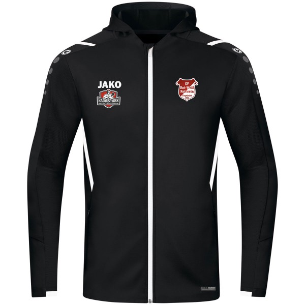 SV Rot-Weiß Reitwein - Jako Trainingsjacke Challenge mit Kapuze schwarz/weiß
