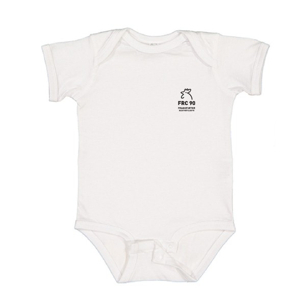 Frankfurter Radsportclub 90 - Infant Fine Jersey Short Sleeve Bodysuit - LA4424N - white