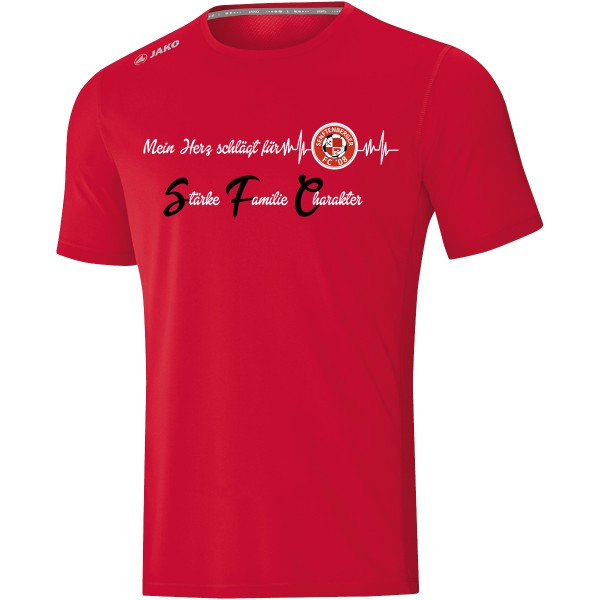 Senftenberger FC &#039;08 - Jako T-Shirt Run 2.0 sportrot