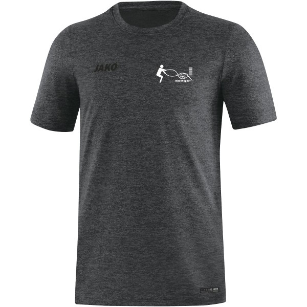 FFO macht Sport - Jako T-Shirt Premium Basics anthrazit meliert