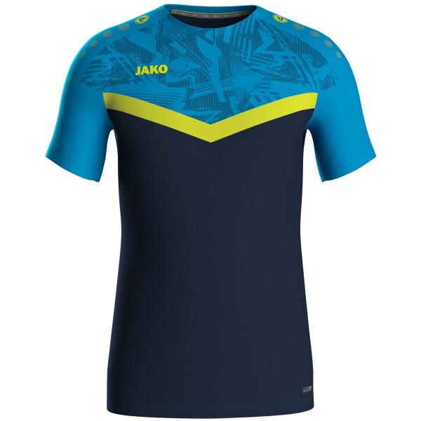 JAKO T-Shirt Iconic marine/JAKO blau/neongelb