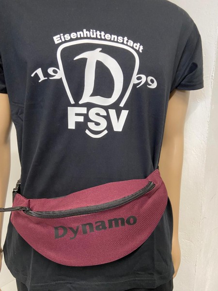 FSV Dynamo Eisenhüttenstadt - BagBase Belt Bag Bauchtasche Unisex burgundy BG42