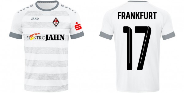 1. FC Frankfurt (Oder) - Jako Trikot Celtic Melange KA weiß/steingrau