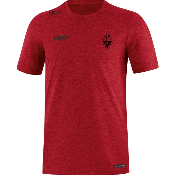 1. FC Frankfurt (Oder) - Jako T-Shirt Premium Basics rot meliert