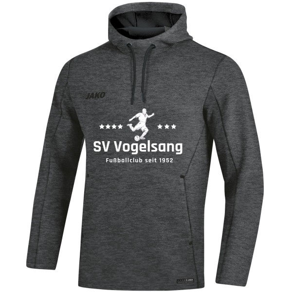 SV Vogelsang - Jako Kapuzensweat Premium Basics anthrazit meliert