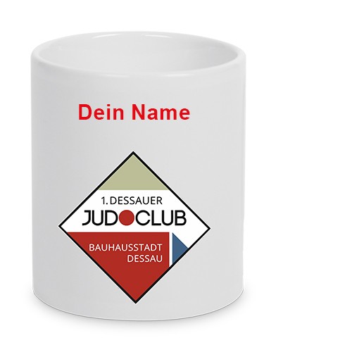 1. Dessauer Judo-Club - Keramiktasse LENA weiß LENA-DG