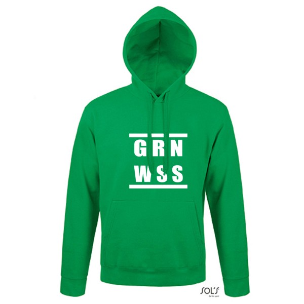 SV Grün-Weiß Bergfelde - SOL´s Unisex Hooded Sweat-Shirt Snake kelly green L330