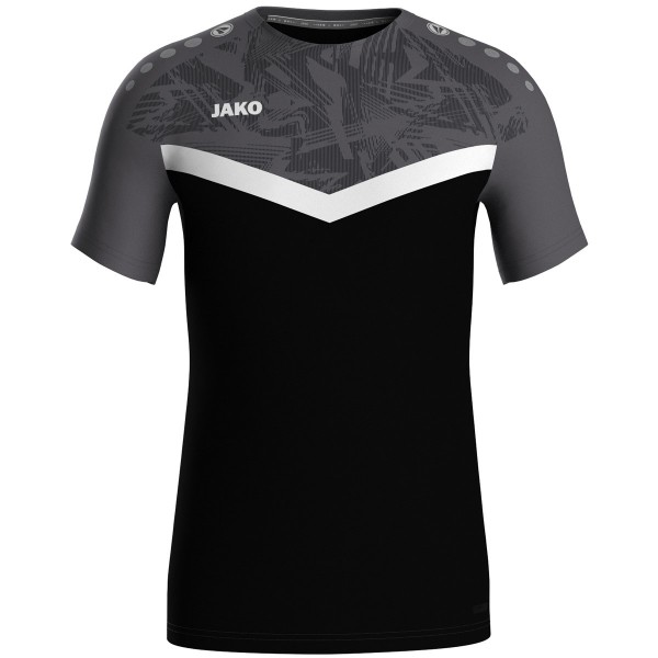 JAKO T-Shirt Iconic schwarz/anthrazit