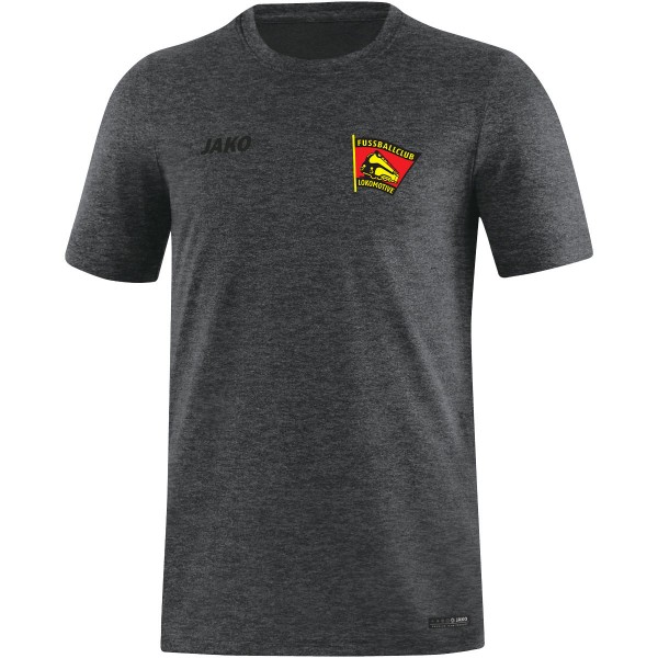 FC Lokomotive Frankfurt (Oder) - Jako T-Shirt Premium Basics anthrazit meliert