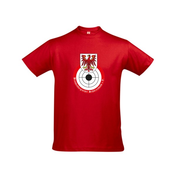 Brandenburgischer Schützenbund e.V. - T-Shirt Imperial Herren red L190