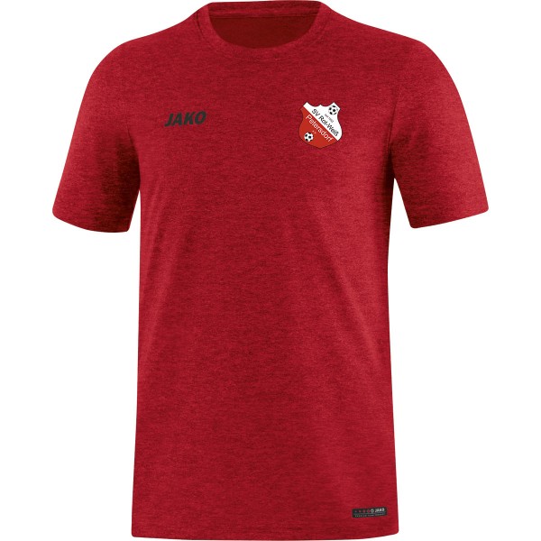 SV Rot-Weiß Petersdorf - Jako T-Shirt Premium Basics rot meliert