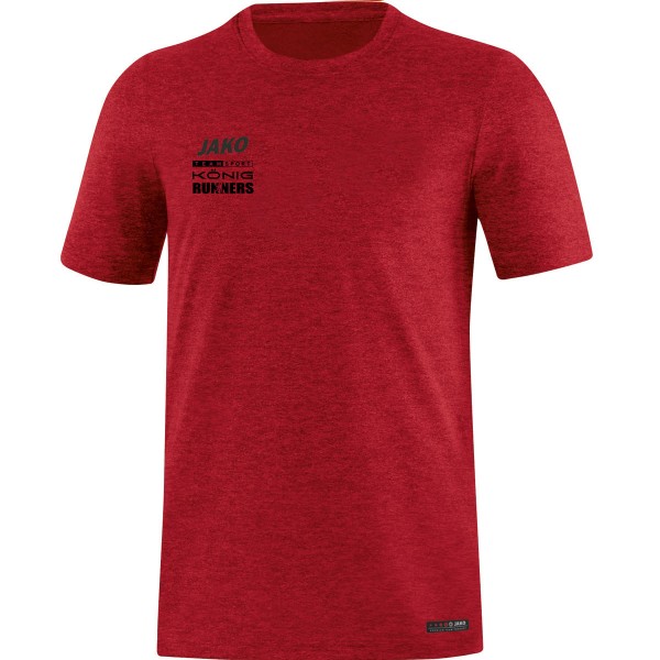 TSK Runners - Jako T-Shirt Premium Basics rot meliert