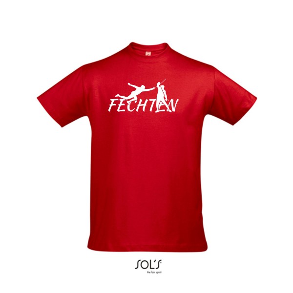 USC Viadrina Fechten - T-Shirt Imperial Herren red L190