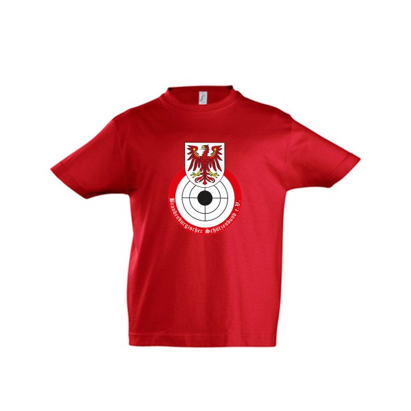 Brandenburgischer Schützenbund e.V. - T-Shirt Imperial Kinder red L190K