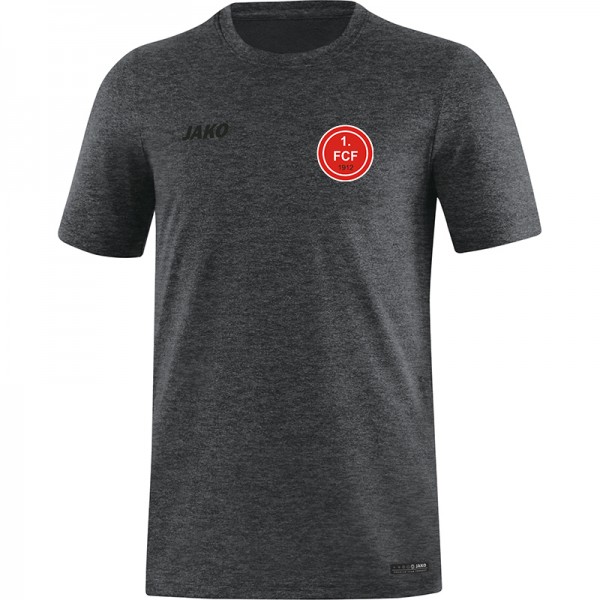 1. FC Fürstenberg - Jako T-Shirt Premium Basics Herren anthrazit meliert 6129-21