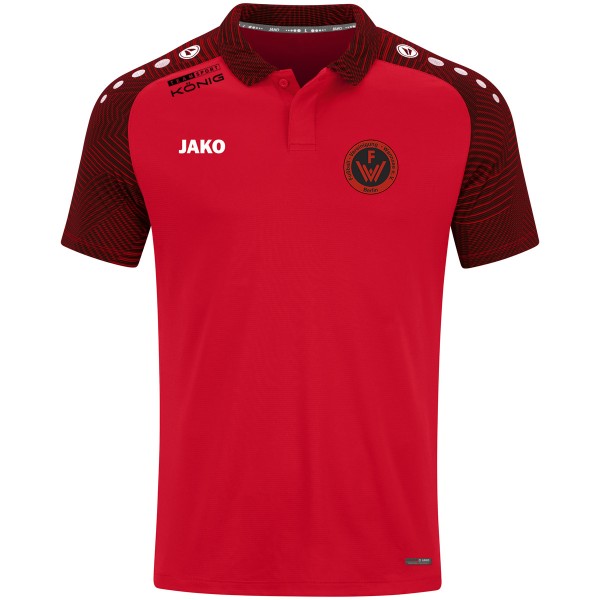 FV Wannsee - Jako Polo Performance rot/schwarz
