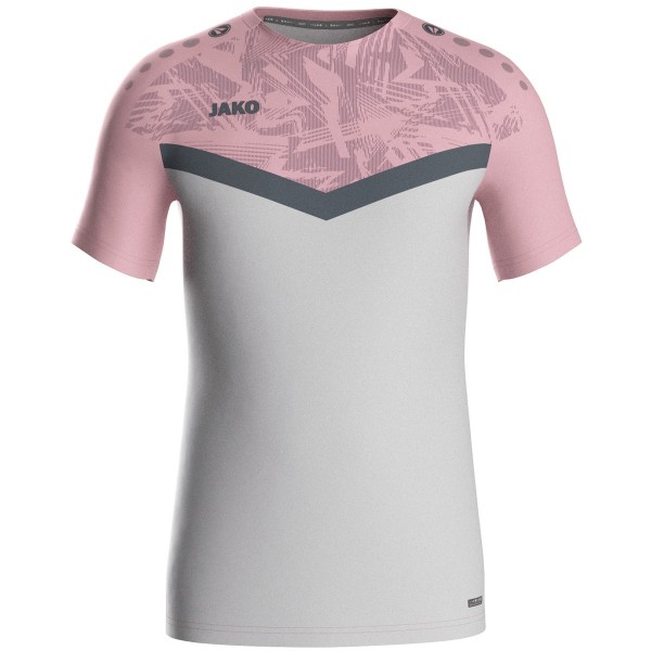 JAKO T-Shirt Iconic soft grey/dusky pink/anthra light