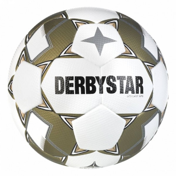 DERBYSTAR Brillant APS V24 Spielball weiß/gold - Größe 5