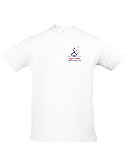 USC Viadrina Bogensport - T-Shirt Imperial Unisex white L190