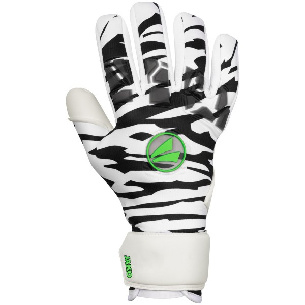 JAKO TW-Handschuh Animal GIGA NC weiß/schwarz/neongrün