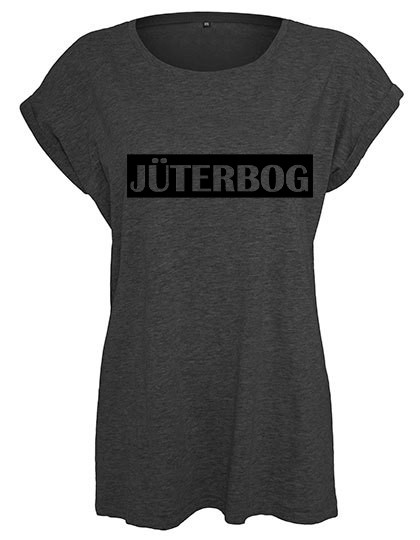 FC Viktoria Jüterbog - Ladies` Extended Shoulder Tee Charcoal (Heather) BY021