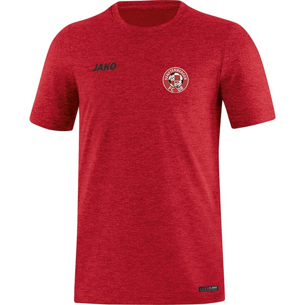 Senftenberger FC &#039;08 - Jako T-Shirt Premium Basics rot meliert