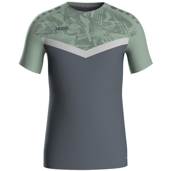 JAKO T-Shirt Iconic anthra light/mintgrün/soft grey