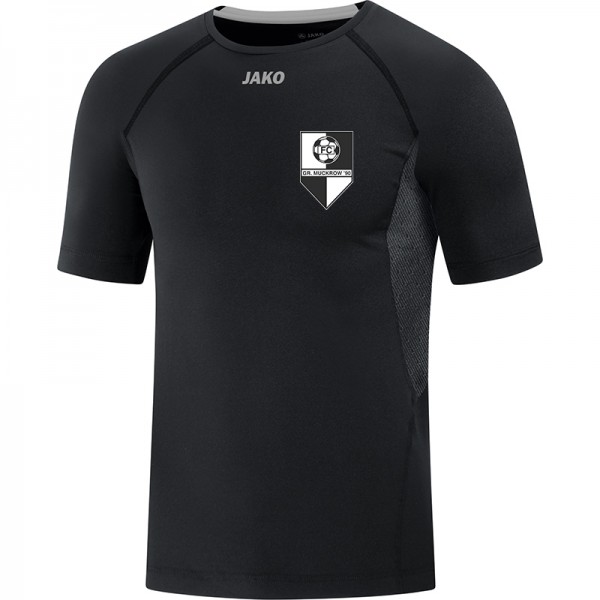 FC Groß Muckrow 90 - Jako T-Shirt Compression 2.0 Herren schwarz 6151-08