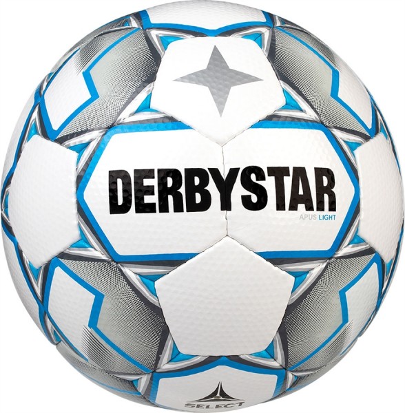 Derbystar Apus Light V20 Fußball weiss grau blau - 350g