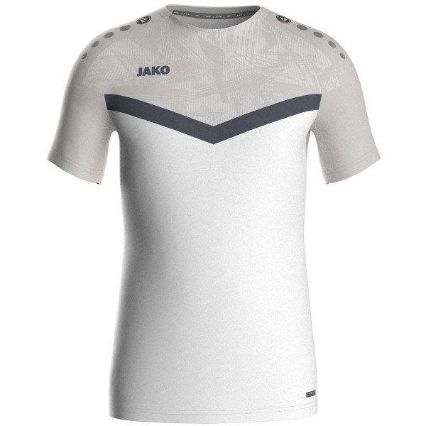 JAKO T-Shirt Iconic weiß/soft grey/anthra light