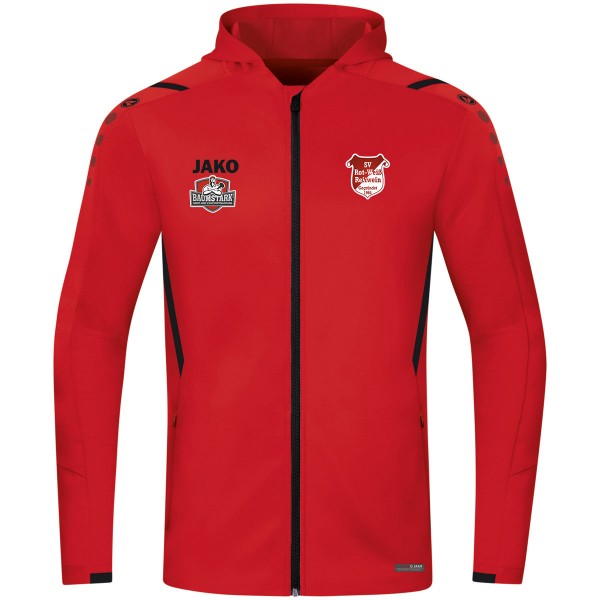 SV Rot-Weiß Reitwein - Jako Trainingsjacke Challenge mit Kapuze rot/schwarz