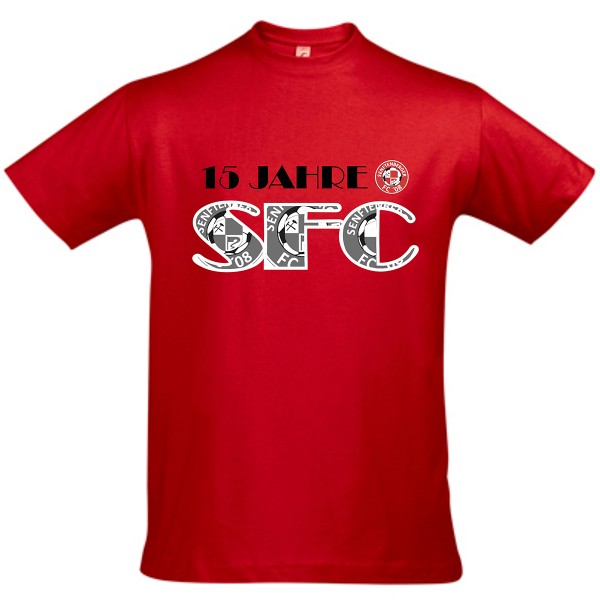 Senftenberger FC &#039;08 - T-Shirt Imperial Kinder red L190K