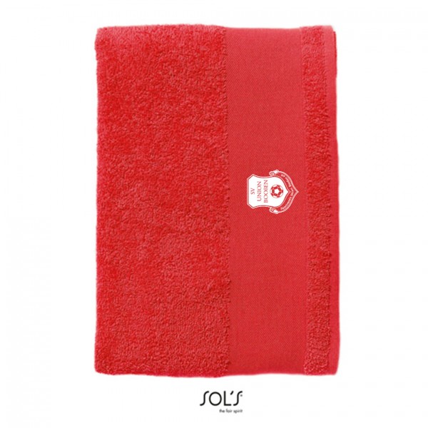 SV Union Booßen - SOL Hand Towel Island 50 Red L890