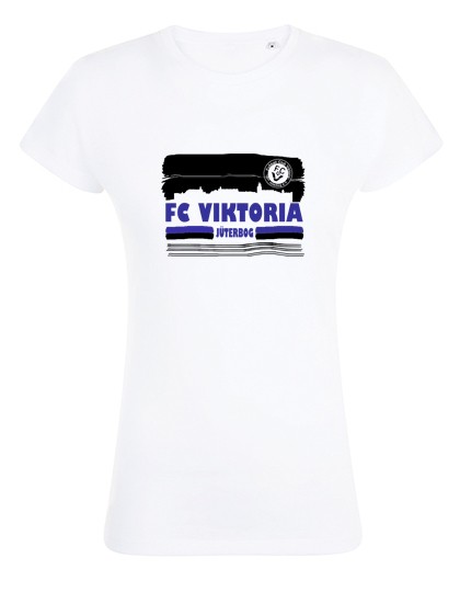 FC Viktoria Jüterbog - &quot;Skyline&quot; Magma Women Tee-Shirt white L01705