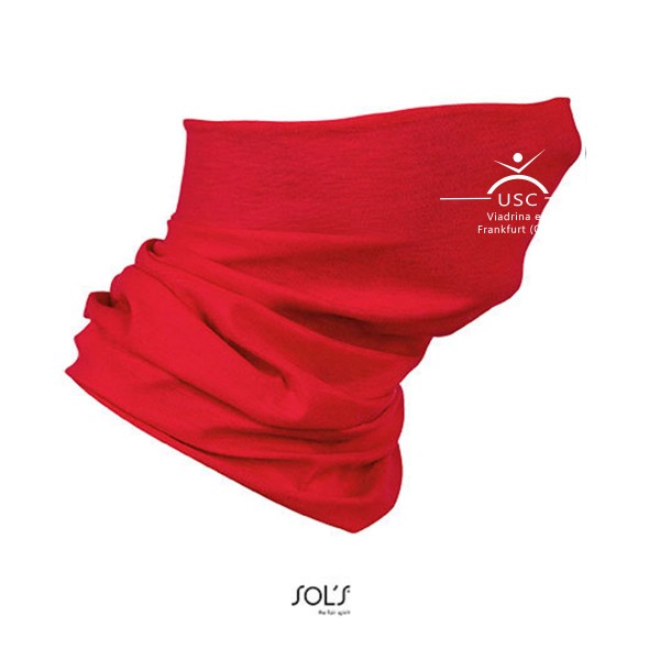 USC Viadrina Fechten - Multifunctional Neck Warmer Bolt red LC03094