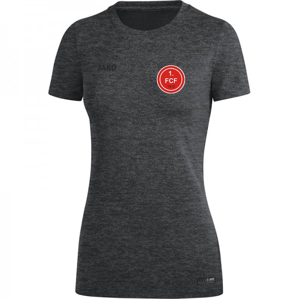 1. FC Fürstenberg - Jako T-Shirt Premium Basics Damen anthrazit meliert 6129-21