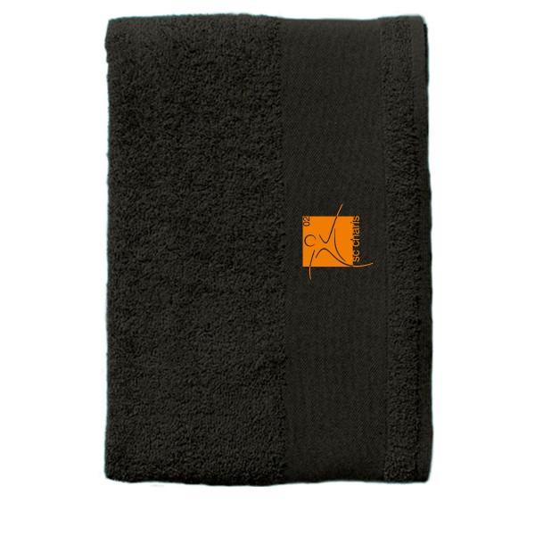 SC Charis 02 - SOL Bath Towel Island 70 Black L891
