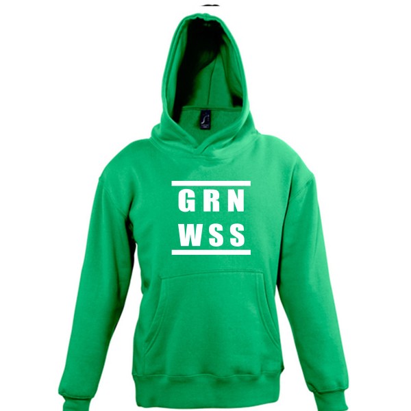 SV Grün-Weiß Bergfelde - SOL´s Kids` Hooded Sweat Slam kelly green L325K