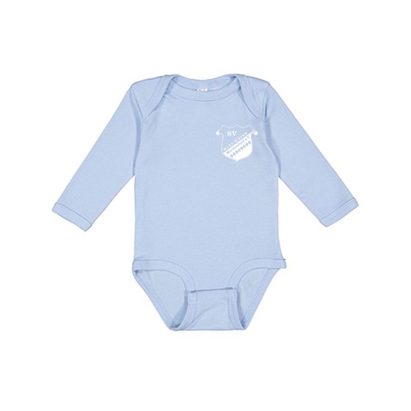 SV Blau-Weiss Markendorf - Infant Fine Jersey Long Sleeve Bodysuit - LA4411N - Light Blue
