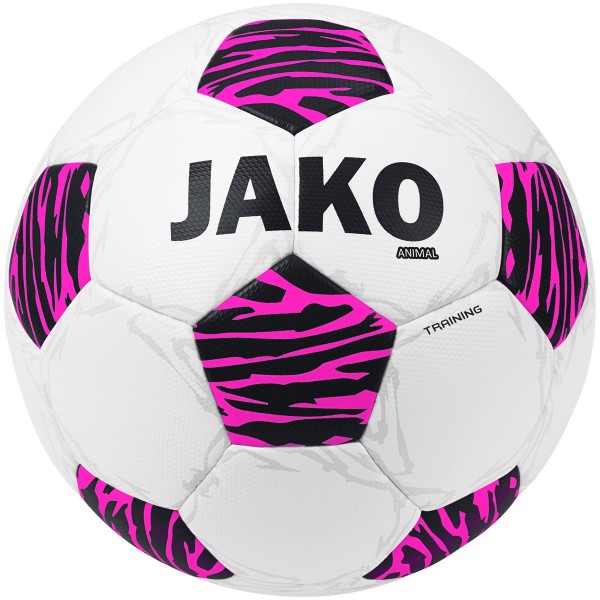 JAKO Trainingsball Animal weiß/pink/schwarz