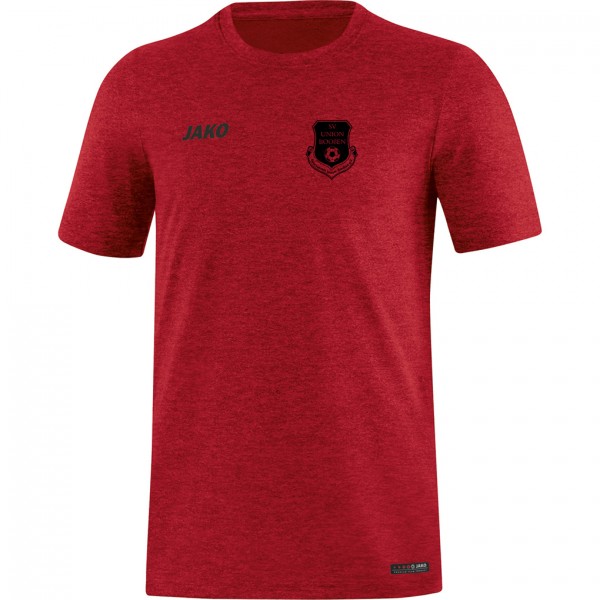 SV Union Booßen - Jako T-Shirt Premium Basics rot meliert