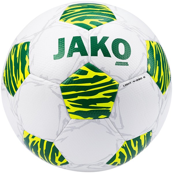 JAKO Lightball Animal weiß/sportgrün/neongelb, 290g