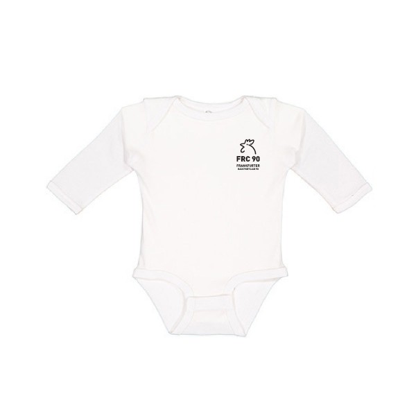 Frankfurter Radsportclub 90 - Infant Fine Jersey Long Sleeve Bodysuit - LA4411N - White