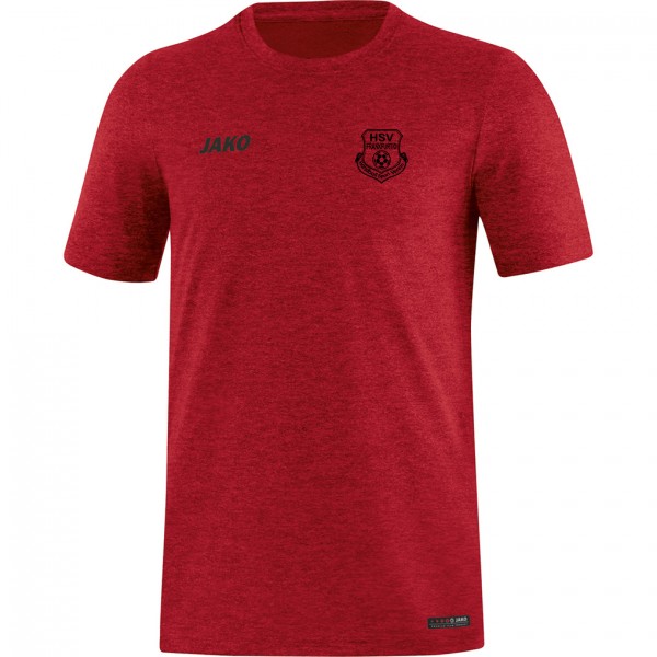 HSV Frankfurt (Oder) - Jako T-Shirt Premium Basics rot meliert