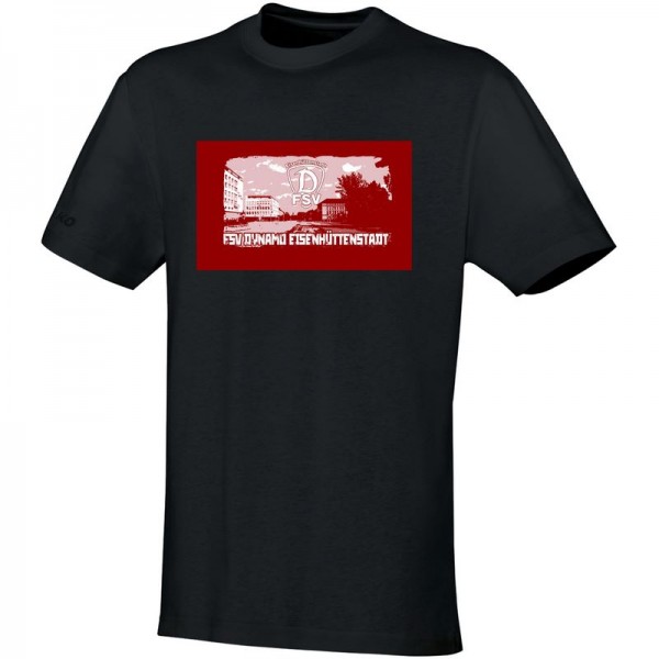 FSV Dynamo Eisenhüttenstadt - FAN T-Shirt Imperial &quot;FSV Dynamo rot&quot; Herren black L190