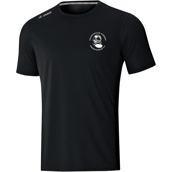Tauchsportclub Poseidon - Jako T-Shirt Run 2.0 Herren schwarz 6175-08